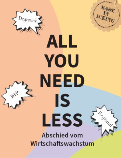 ALL YOU NEED IS LESS mit Prof. Dr. Niko Paech - zum Schließen ins Bild klicken